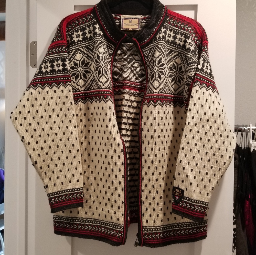 Dale of Norway Women's Small Zip Sweater